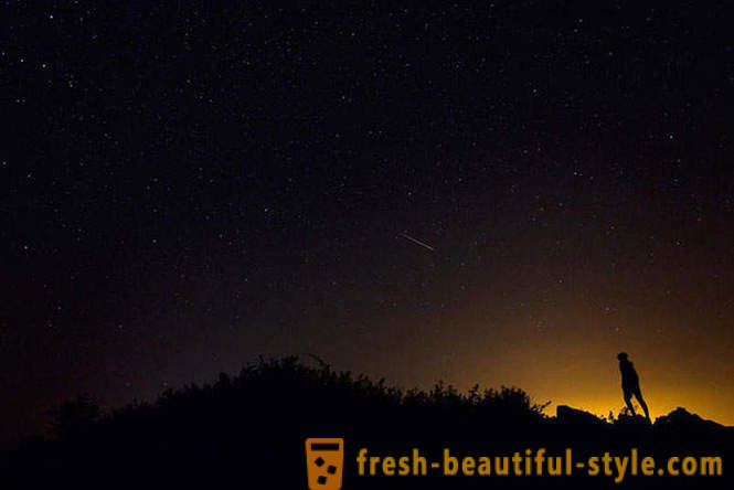 Zvezdopad or meteor Perseids