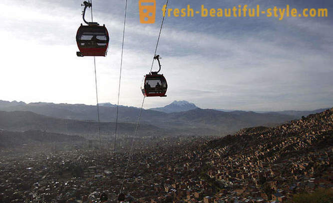 The highest cable car in the world
