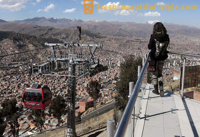The highest cable car in the world