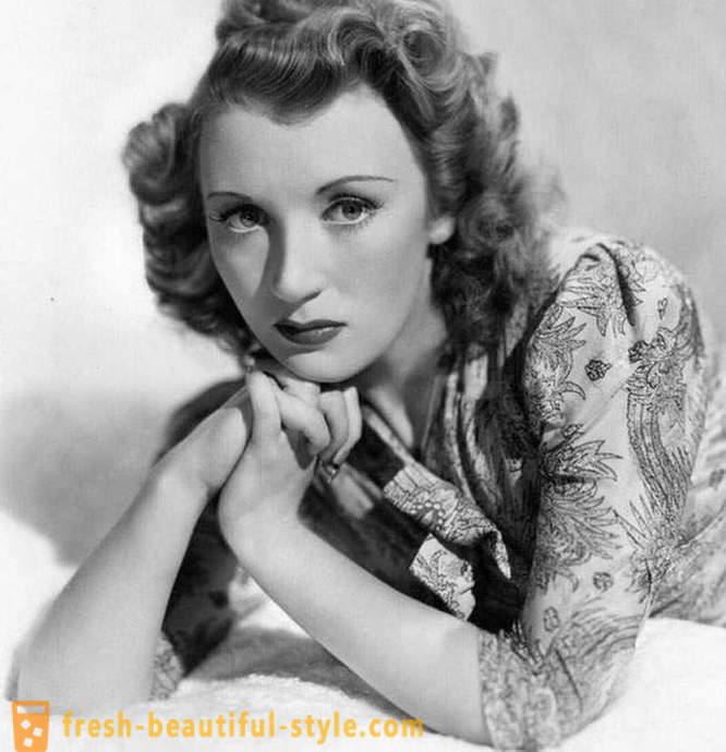Hollywood actress of the 1930s, fascinating for its beauty and today