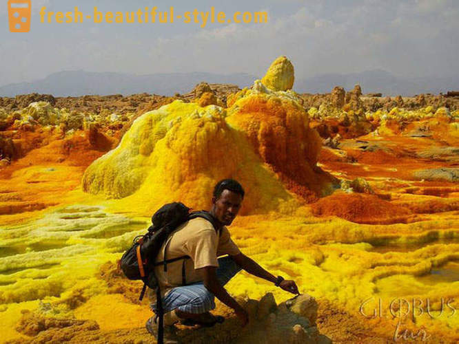 Dallol volcano in Ethiopia