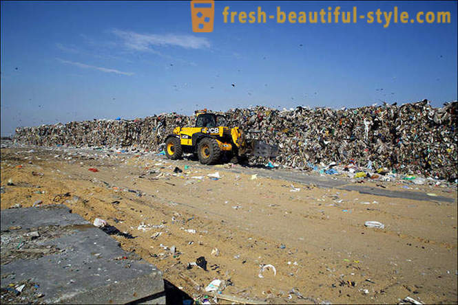 How does the processing plant debris