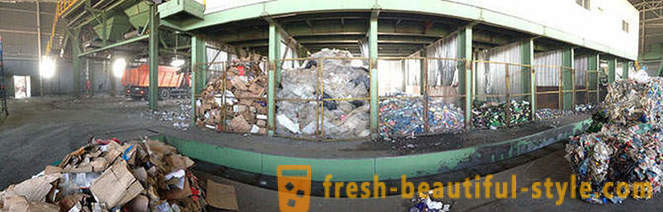 How does the processing plant debris