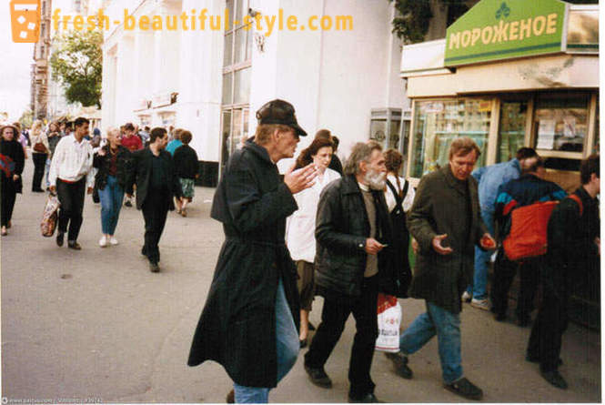 Walk in Moscow in 1995