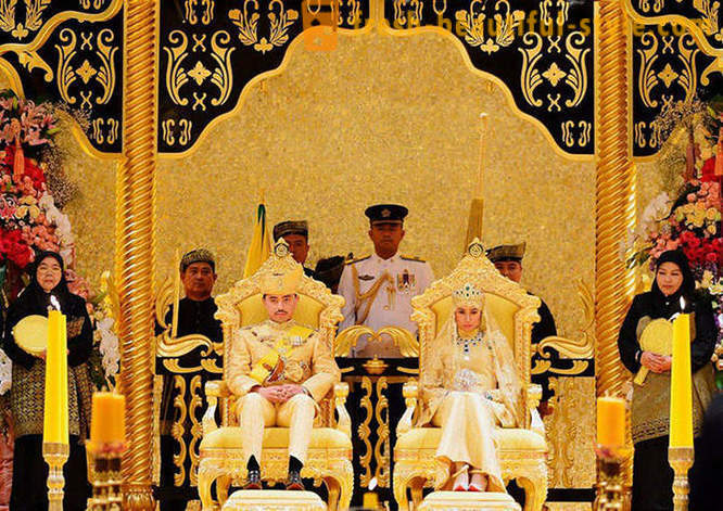 Luxury wedding of the future Sultan of Brunei