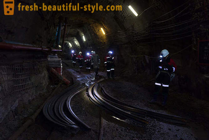 Travel for diamonds in the bowels of the earth
