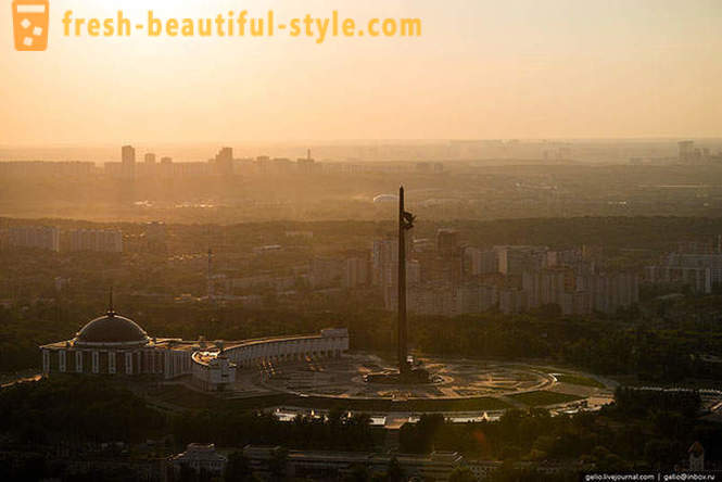 Moscow from a height