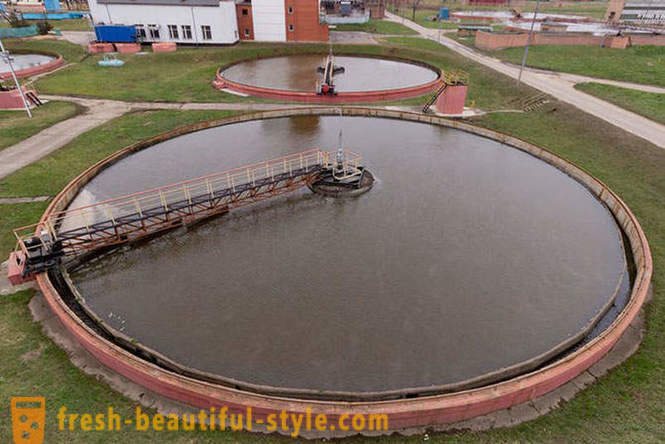 As the purified wastewater in Moscow