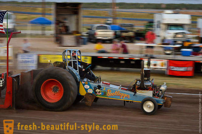 Tractors on steroids or race in Texas