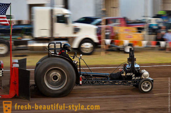 Tractors on steroids or race in Texas