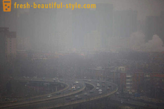 Dangerous levels of pollution in China