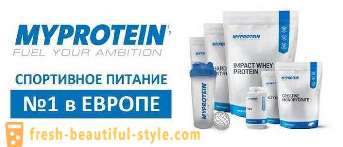 Myprotein: reviews of sports nutrition