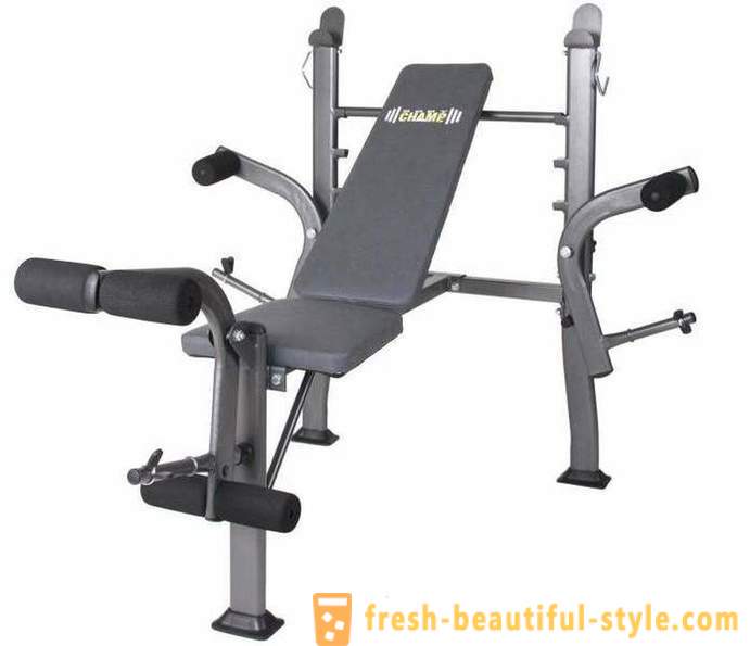 Exerciser weight bench