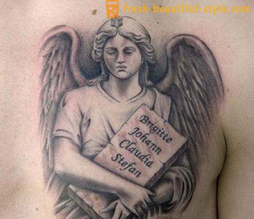 Tattoo Guardian Angels: photos, value