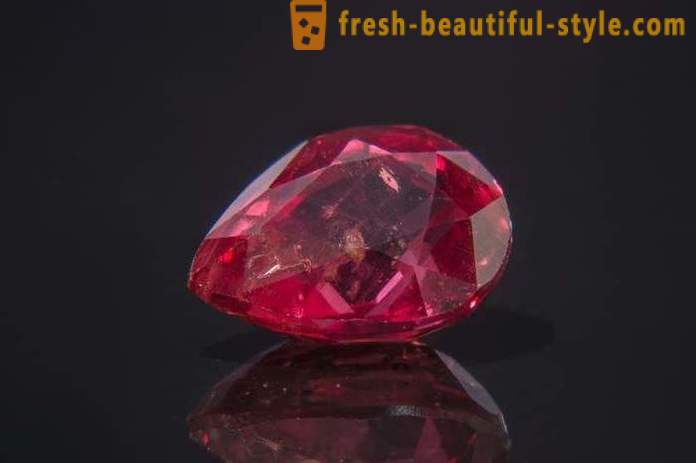 The most expensive in the world of stones: red diamond, ruby, emerald. The rarest gems in the world