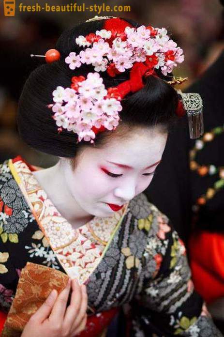 Japanese hairstyles for girls. Traditional Japanese hairstyle
