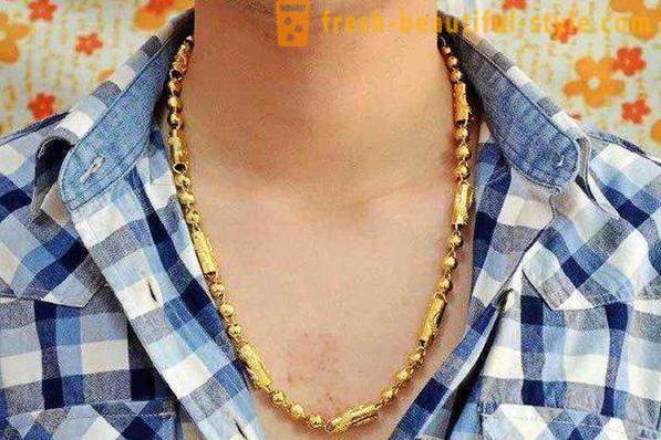 What should be the men's chain? Tips and best weaving