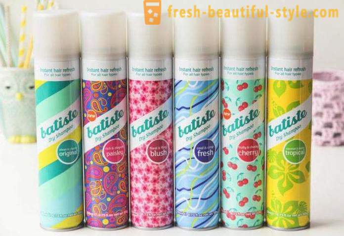 Batiste creates, dry shampoo: description, species composition and reviews