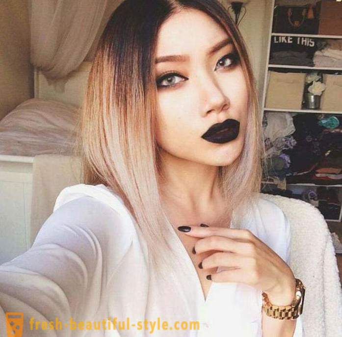 Black lipstick - a modern beauty-trend for fashionistas