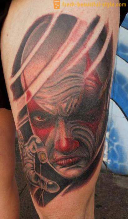 Joker Tattoo: symbols and photos