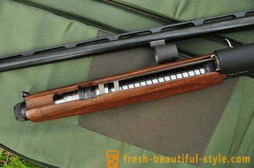 Semi-automatic hunting rifle MP-155: features reviews