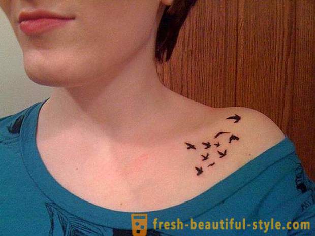 Small tattoos for girls: a variety of options and features wearable pictures