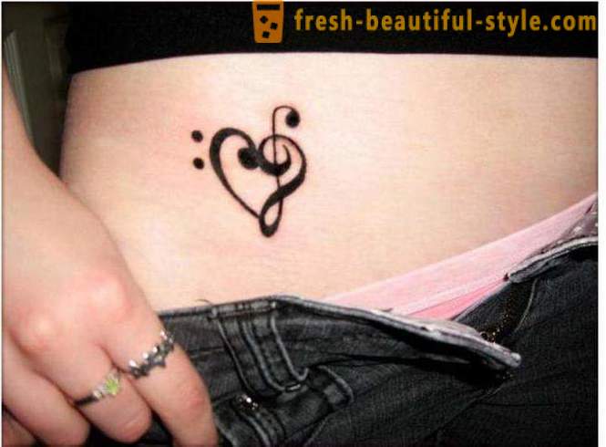 Small tattoos for girls: a variety of options and features wearable pictures