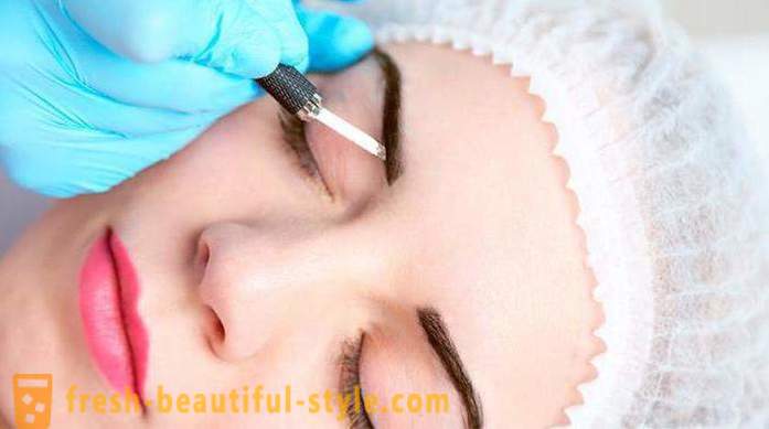 Mikrobleyding eyebrows: reviews, description of the procedure. Care eyebrows after mikrobleydinga