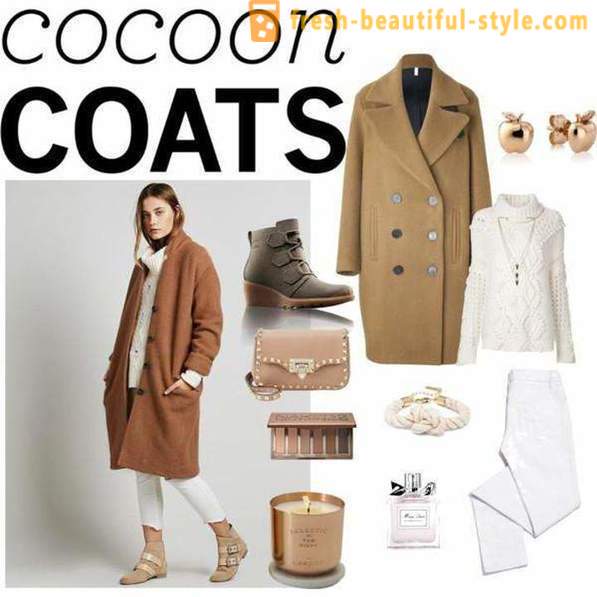 Coat-cocoon what to wear? Possible options, photos