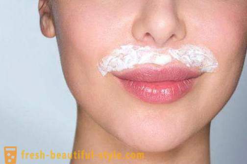 How to clean the wrinkles on the upper lip in cosmetology?