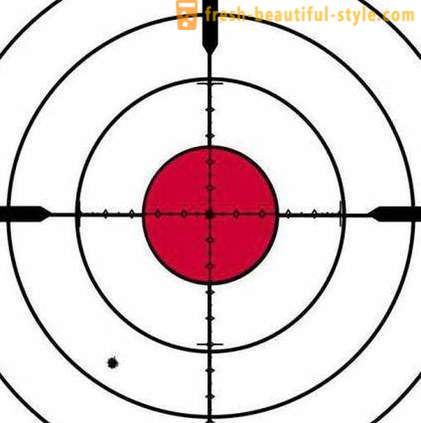 Target for shooting from an air rifle and pistol. Kinds. selection
