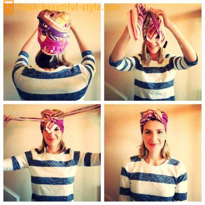 Several ways of how to tie a turban