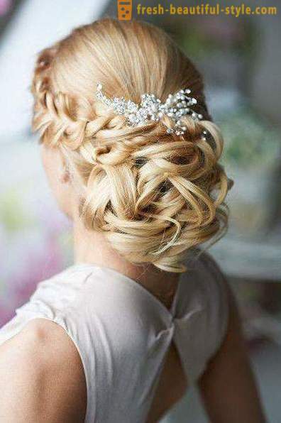 Beautiful wedding hairstyle 