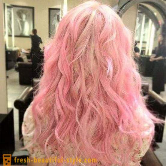 Pink hair: how to achieve a desired color?