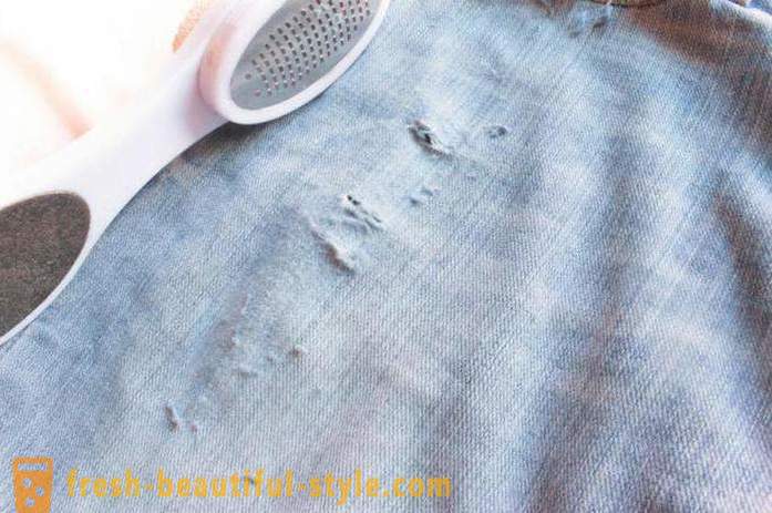 How beautiful jeans cut yourself?