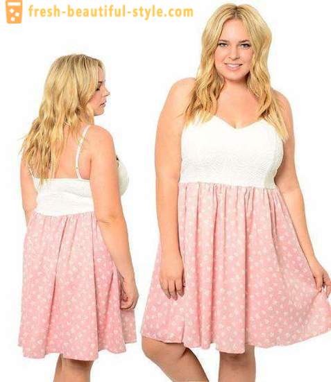 Summer sundresses for obese women. Tips for selecting and photos
