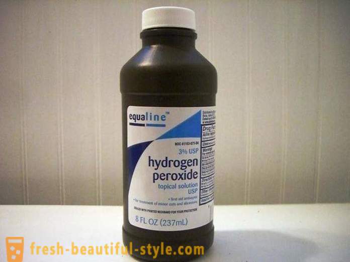 Hydrogen peroxide of unwanted hair: recipe (reviews)