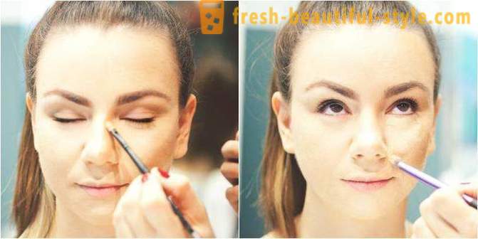 How to reduce the nose with makeup? Visually reduce the nose