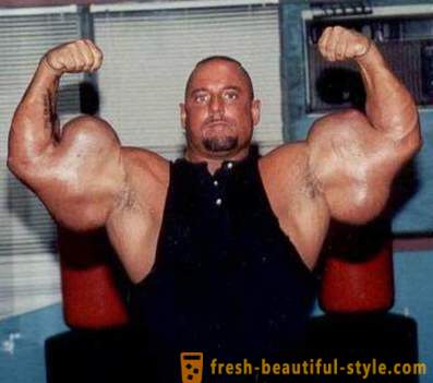 The biggest biceps in the world belongs to whom?