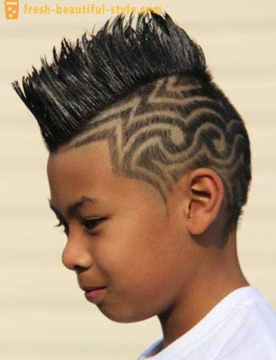 Trendy hairstyles for boys. Creative options