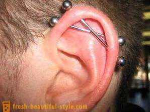 Industrial-pierced ears, which is shocking to others!
