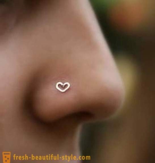 How to pierce your nose. Nose Piercing: photo