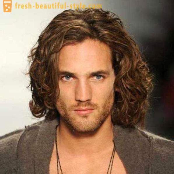 Long hair in men and the best hairstyle for them