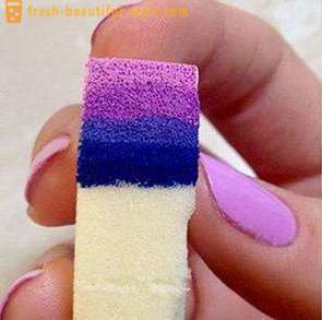How to make a gradient manicure at home