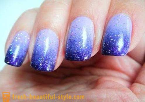 How to make a gradient manicure at home