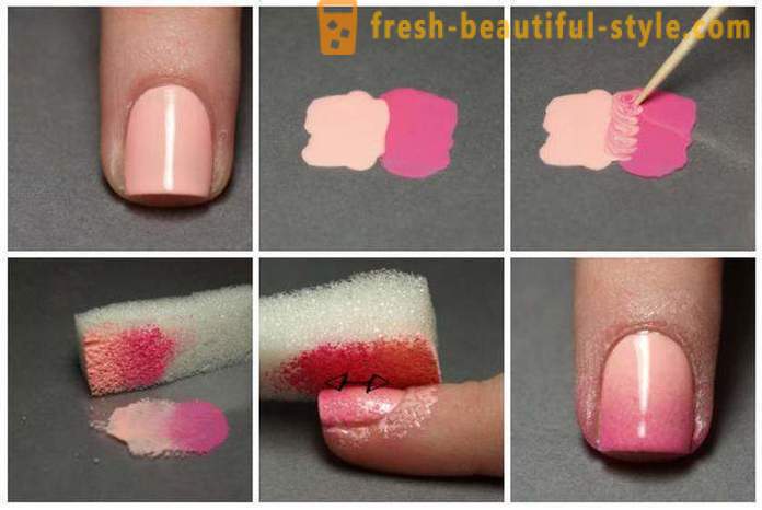 How to Make a gradient on your nails?