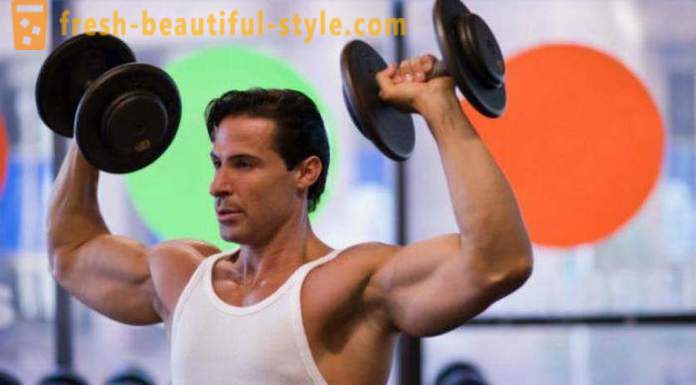 Effective exercises with dumbbells on the shoulders