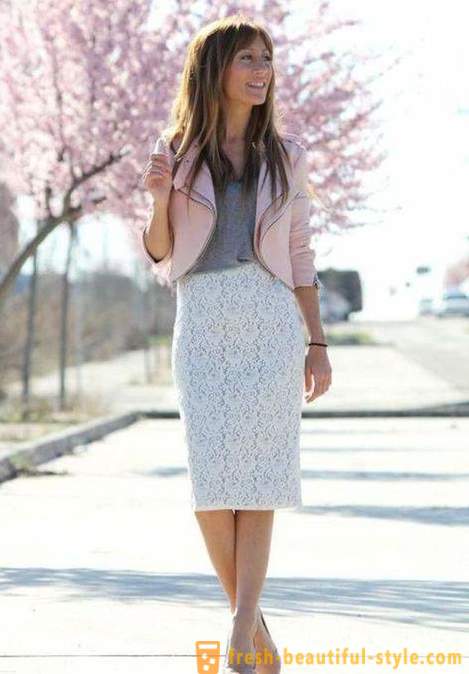 Pencil skirt: what to wear? From what to wear lace pencil skirt?