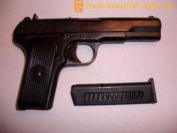 Traumatic pistol TT. Description of the main characteristics of