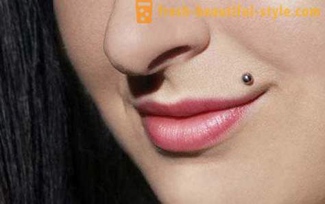 What is Monroe piercing. Piercing Monroe - effects, photo, reviews